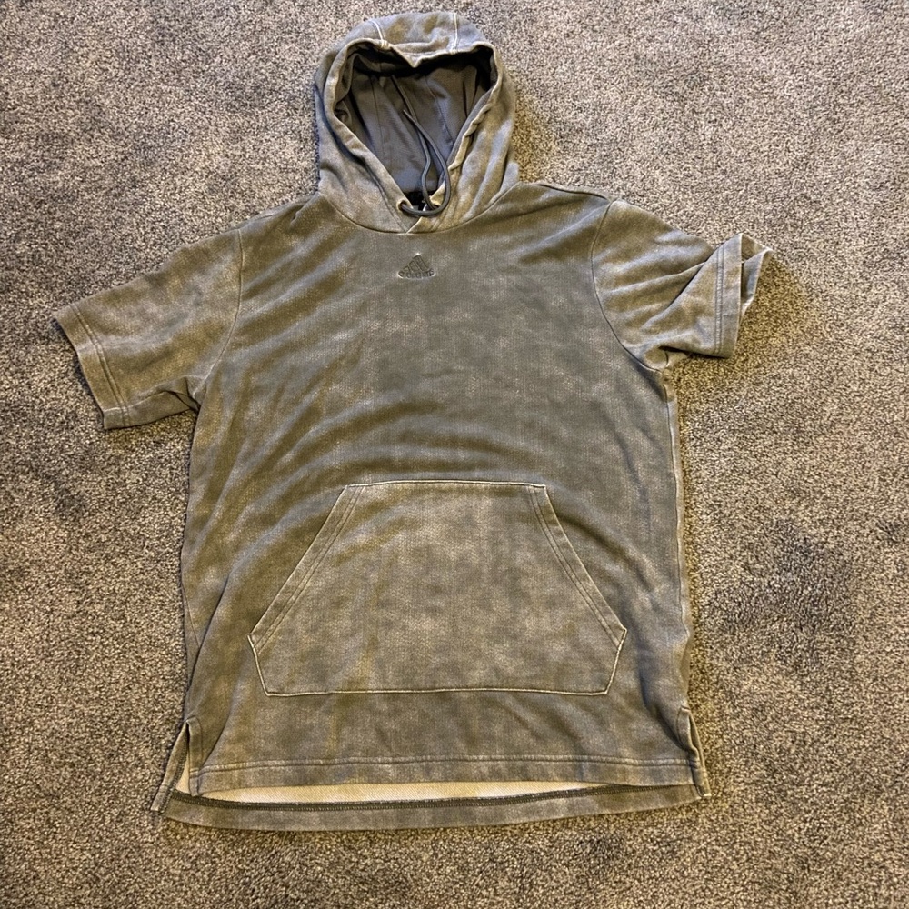 Adidas Heather Gray Hoodie